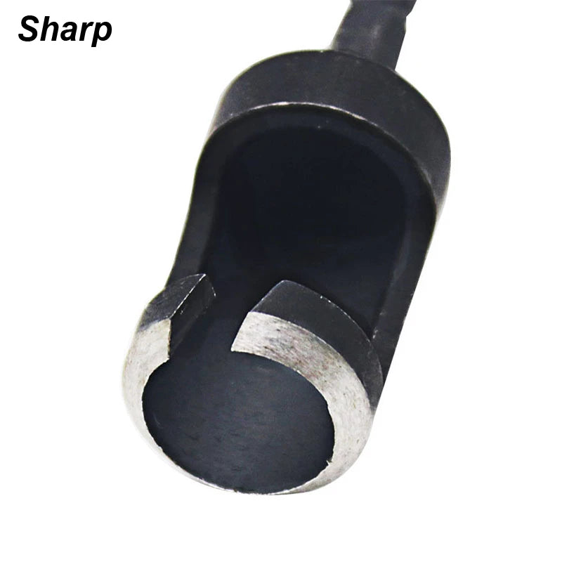 Four-Piece Hex-Shank Wood Plug Cutter Set