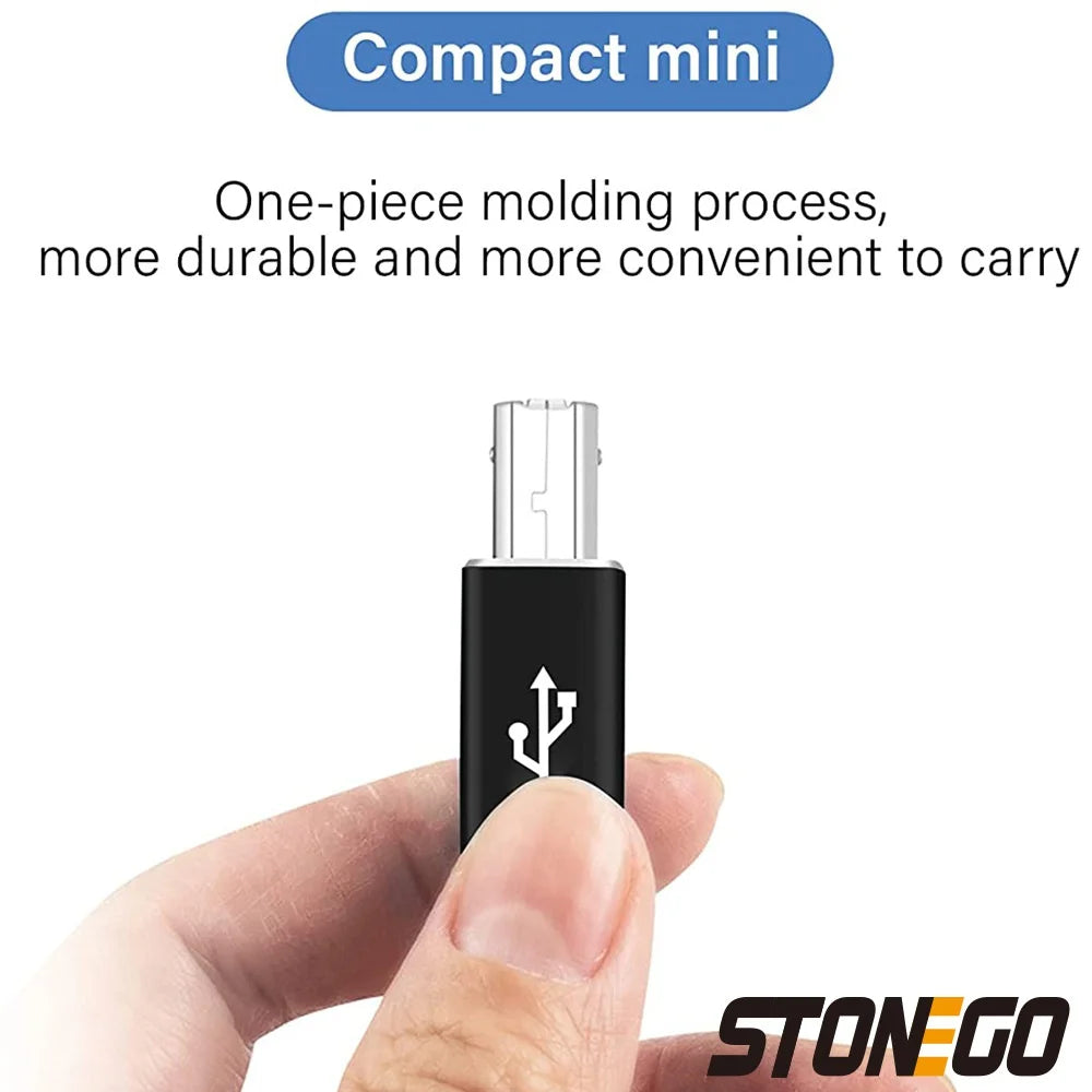 Adaptador USB-C hembra a USB-B macho - aluminio