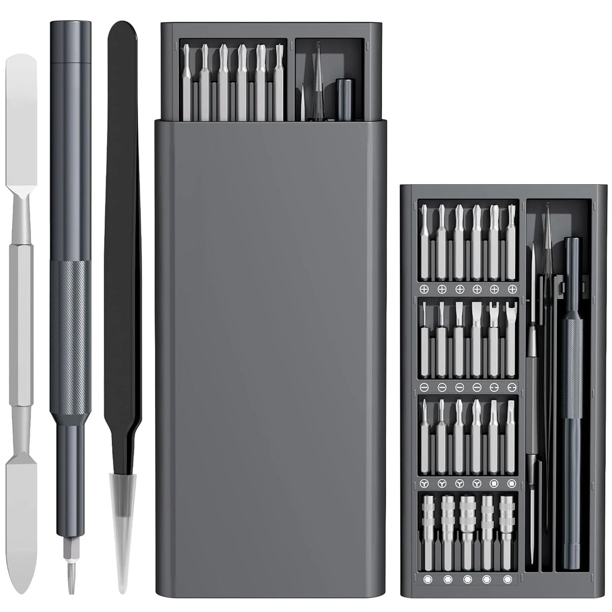Magnetic Precision Screwdriver Set - Long-Bit Options