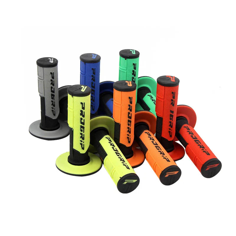 7/8 "22 24mm Motorcycle Grips Handle Bar For KTM YAMAHA Universal Pit Bike Motocross Motorbike Rubber GEL Domino Grip 6 Colors