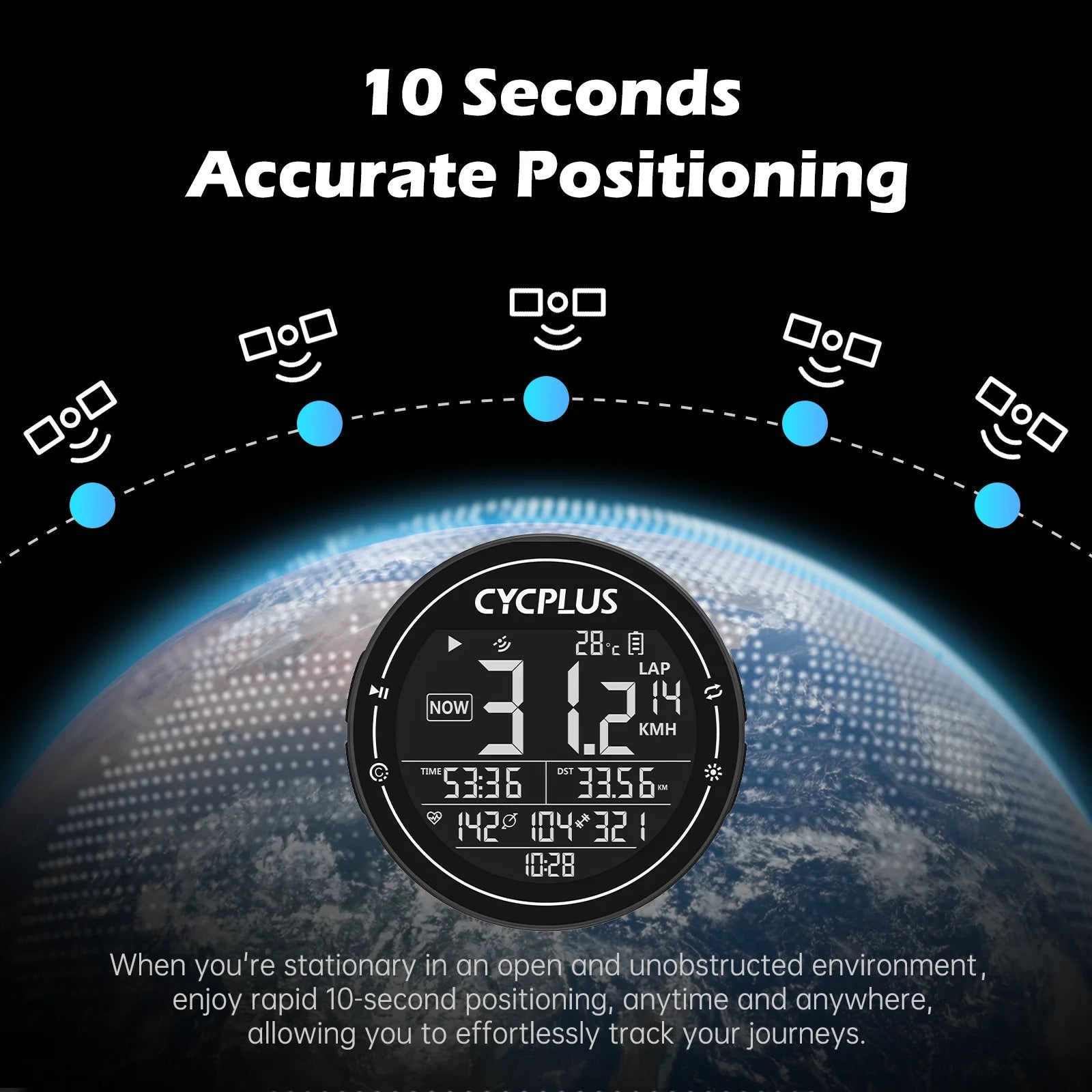 CYCPLUS M2 Wireless GPS Bicycle Computer ANT+ Bluetooth Cycling Road Bike MTB Waterproof Speed Meter Cadence Power Accessories