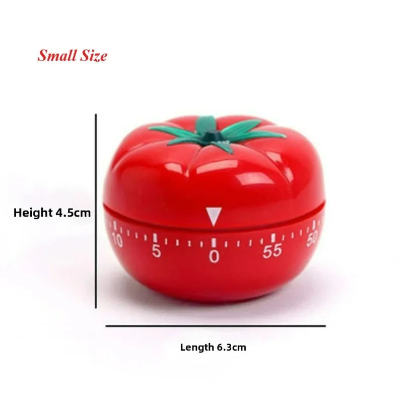 Wind-Up Kitchen Timer in Two Sizes, No Batteries Needed