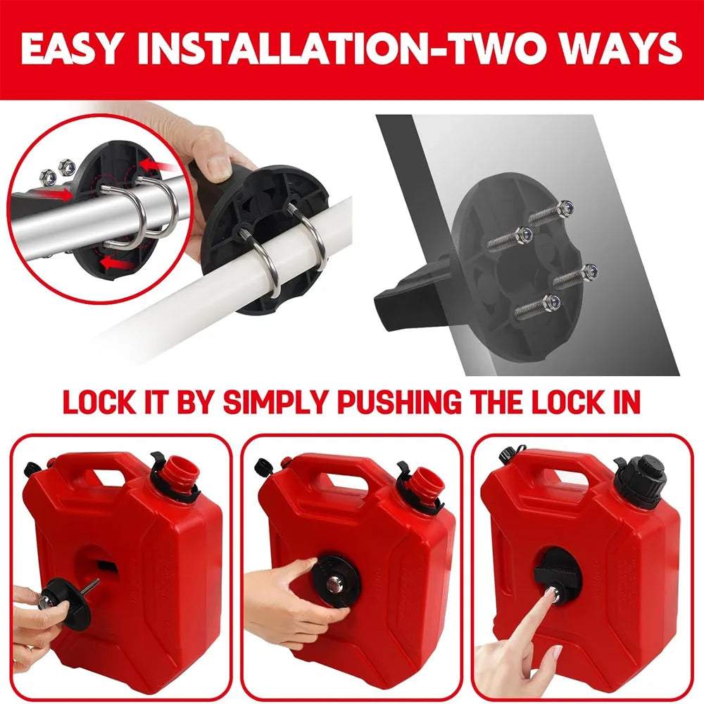 3/5L Child Lock Mororcycle Accessories Fuel Tank Petrol Cans Barrels Can Gas Spare Container Anti-static Jerry Can Fuel Tank