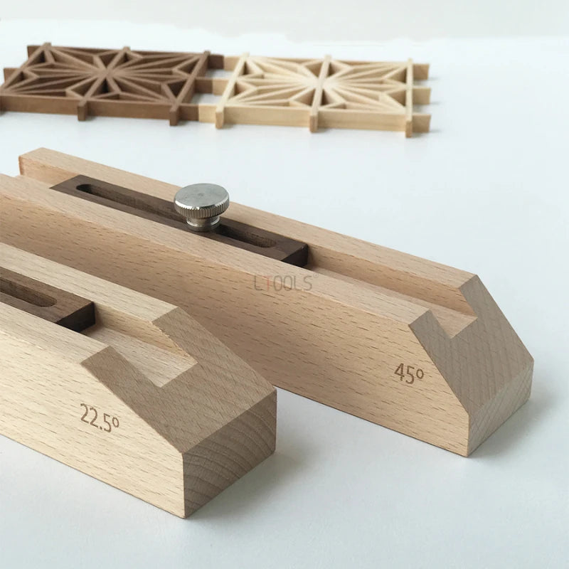Woodworking Angled Trimming Platform - Wood Block