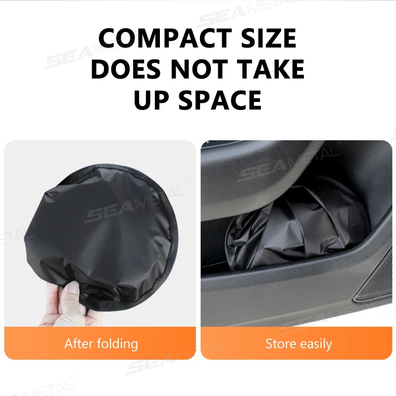 SEAMETAL Electrostatic Curtains for Car Side Window 4-Layer Sun Protection Cover Foldable Car Sun Shade 99.9% UV Ray Blocking