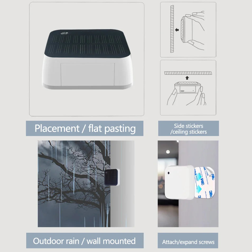 Tuya WiFi Solar Light Sensor, IP65 Outdoor
