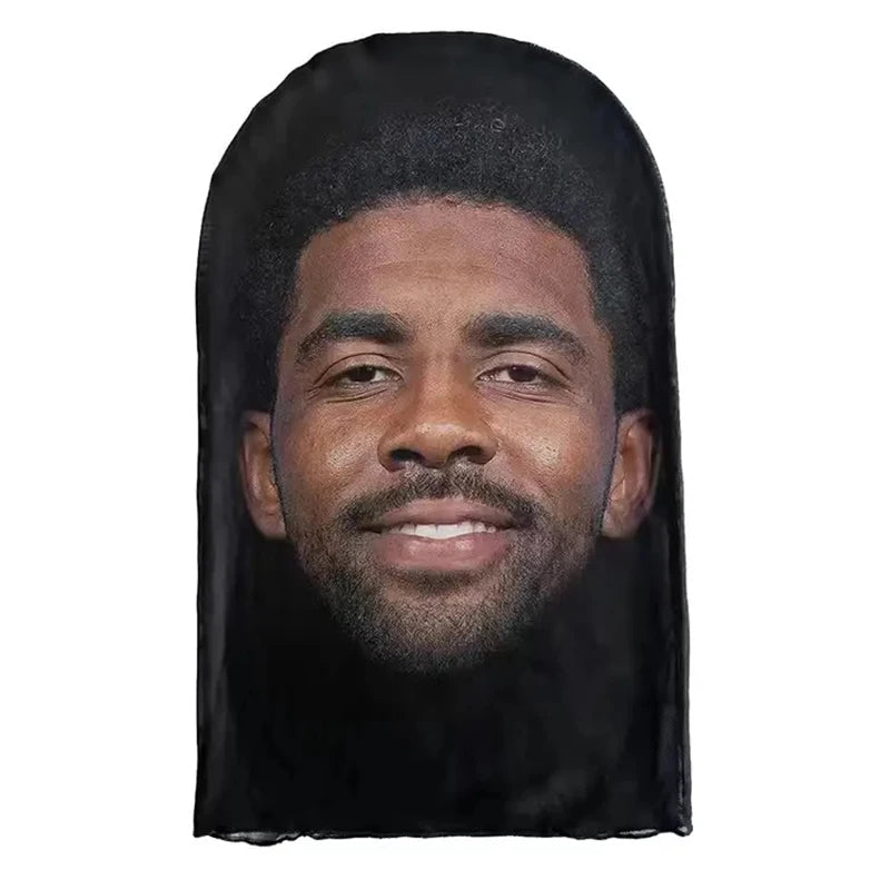 New 3D Printed Kanye Mask Drake Elastic Mesh Full Face Mask for Unisex Cosplay Headwear Party Simulation Balaclava Hat Headgear