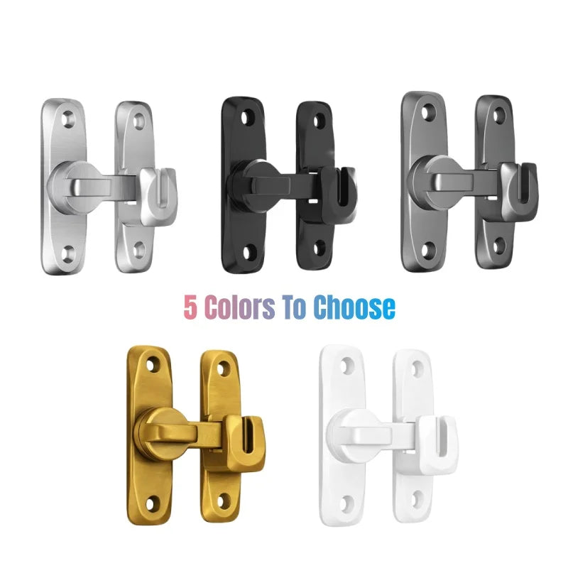 90/180-Degree Flip Latch for Compatible Doors
