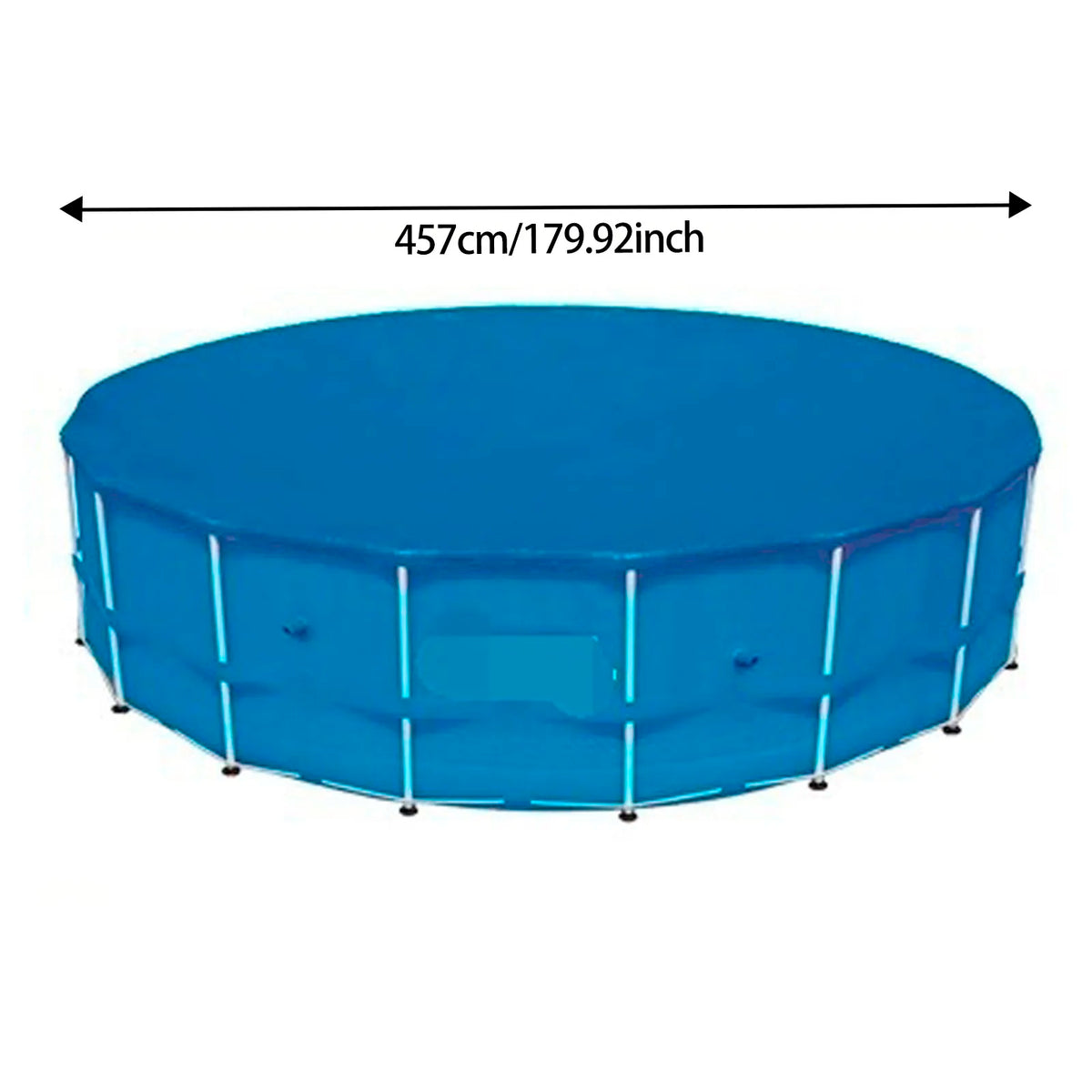 Runde PE-Poolabdeckung, 280 cm