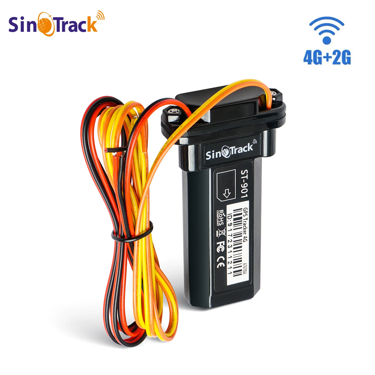 Rastreador GPS impermeable mini con batería integrada SinoTrack ST-901 901L para coche moto vehículo Control remoto APP web gratuito