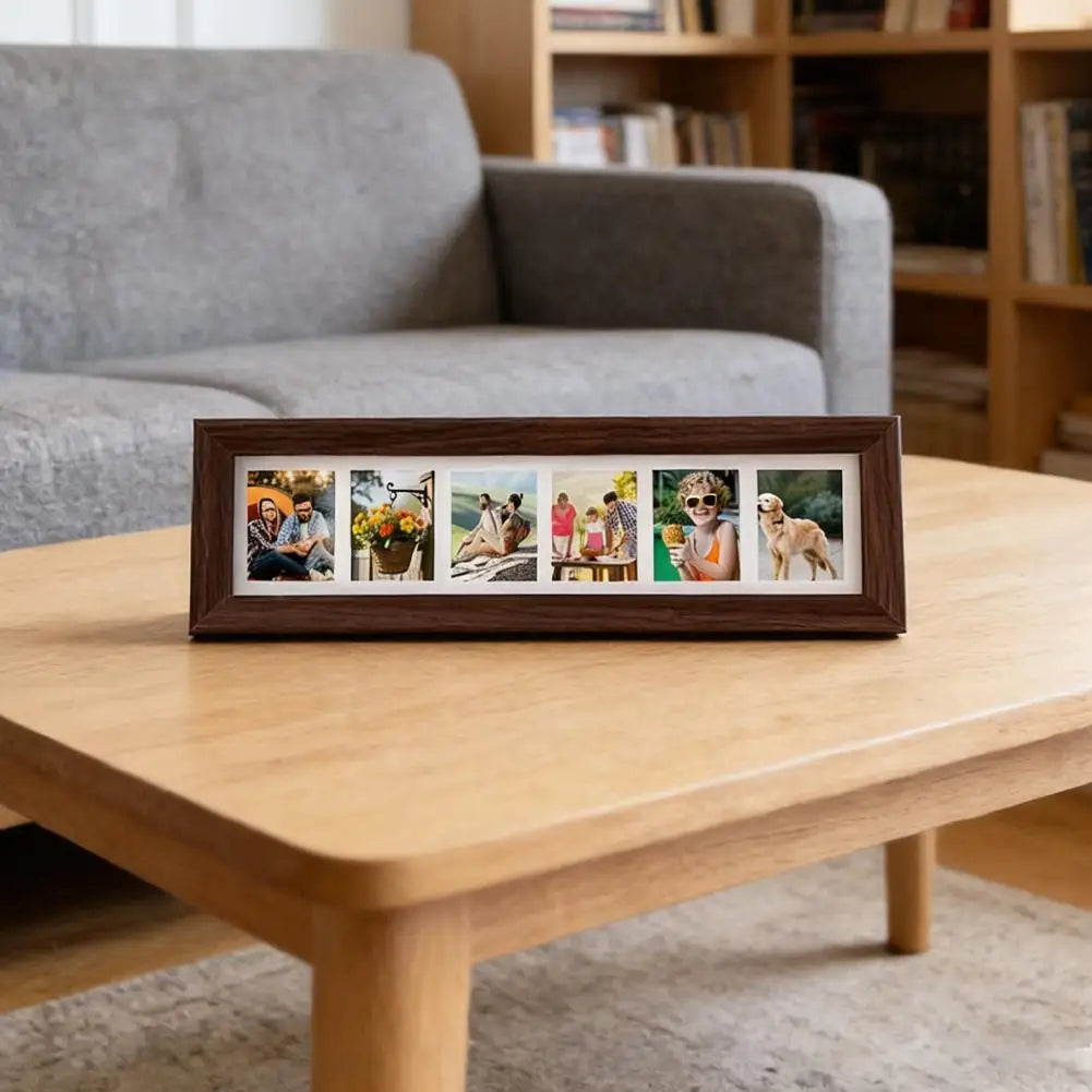Cadre de présentation de bureau pour six photos