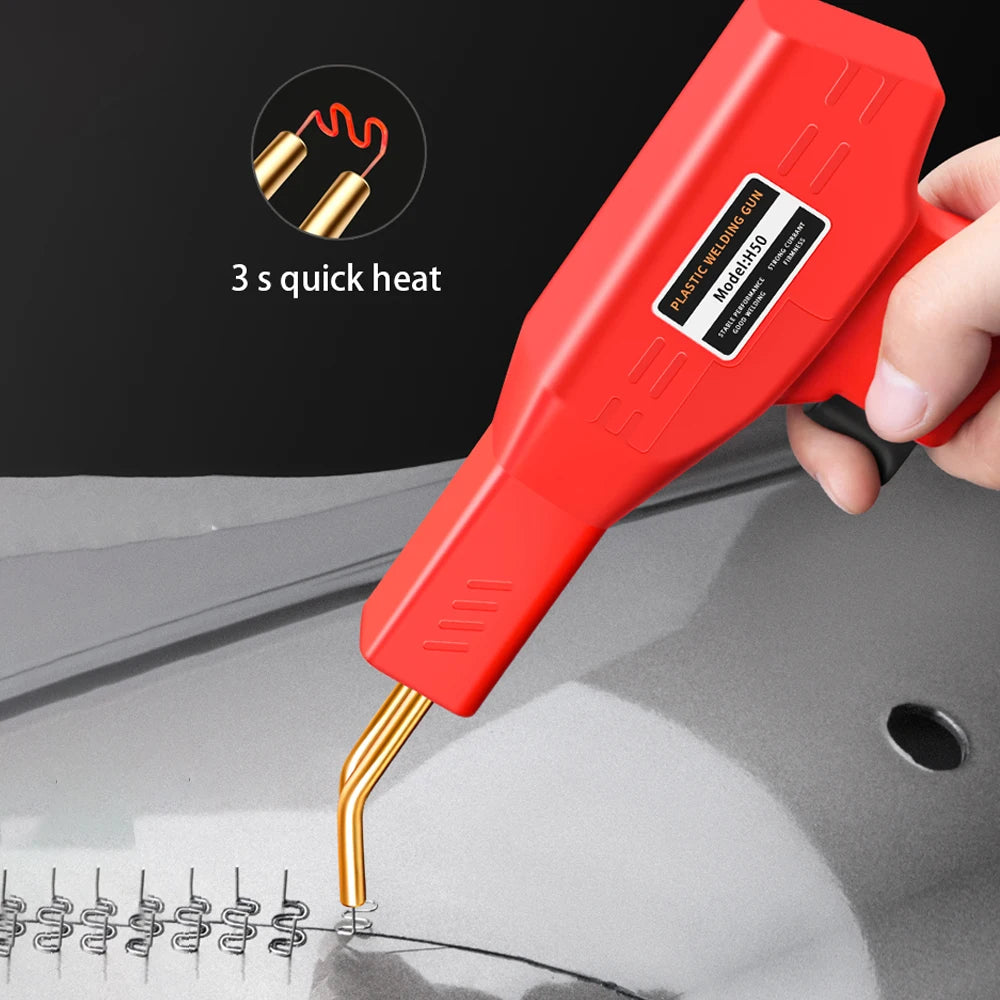 Saldatore a plastica con pistola termica per riparazione paraurti kit torcia
