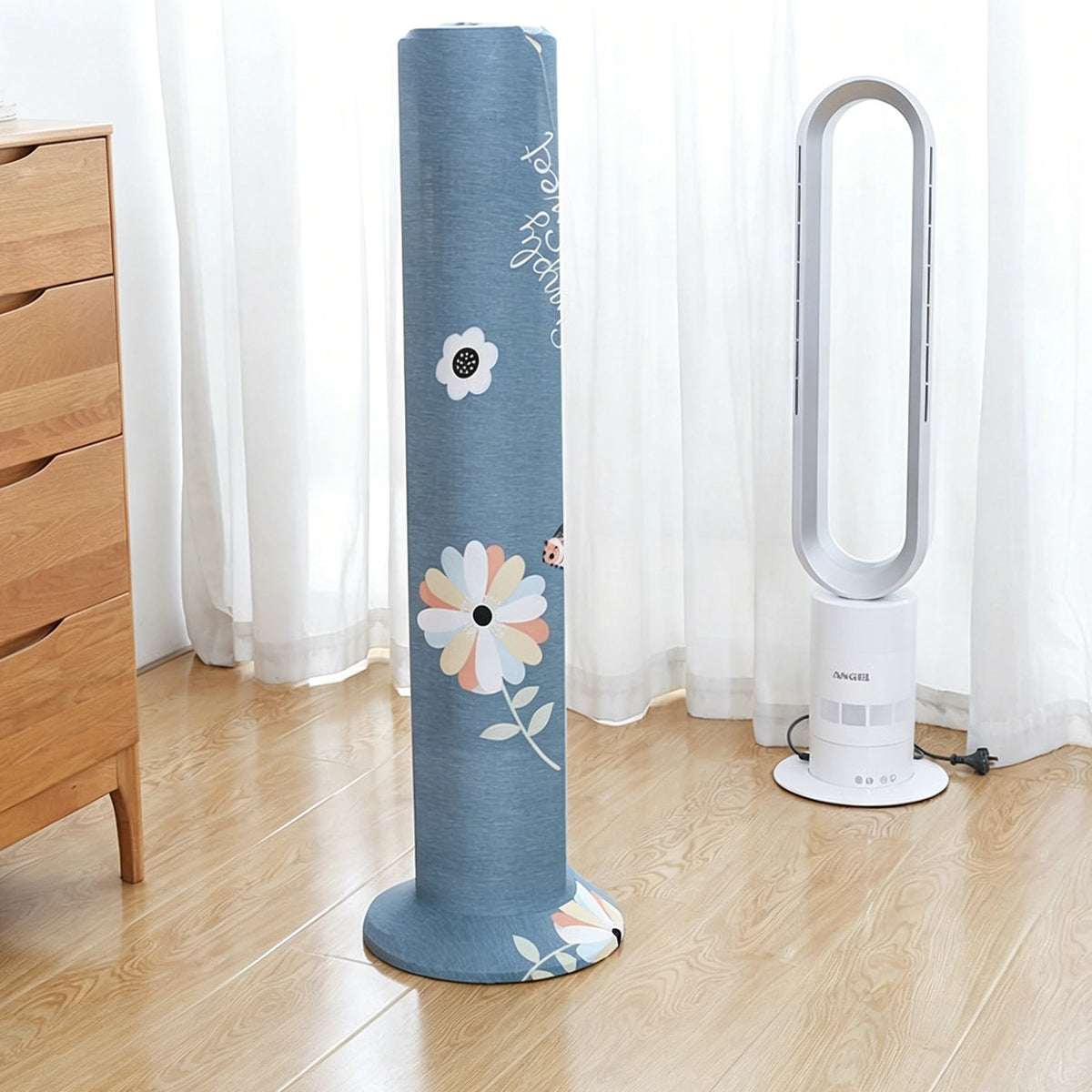 Housse anti-poussière pour ventilateur tour - Options de taille