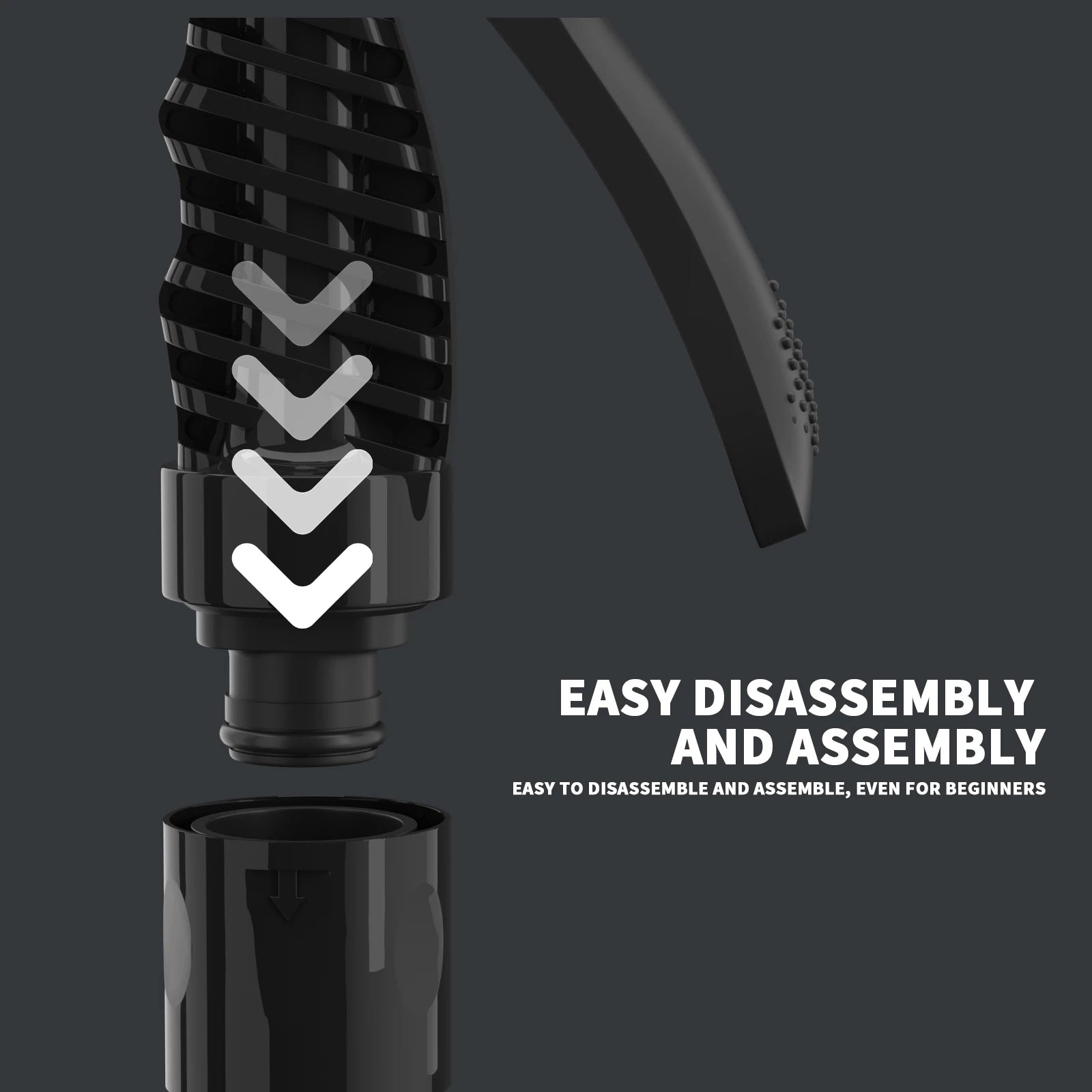 Tuyau d'arrosage extensible avec buse de pulvérisation à 7 modes