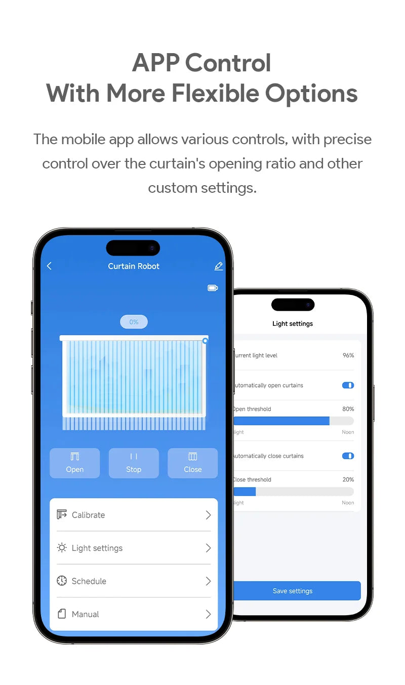 Inteligentný Zigbee / Bluetooth závesný motor s háčikmi, ovládanie hlasom