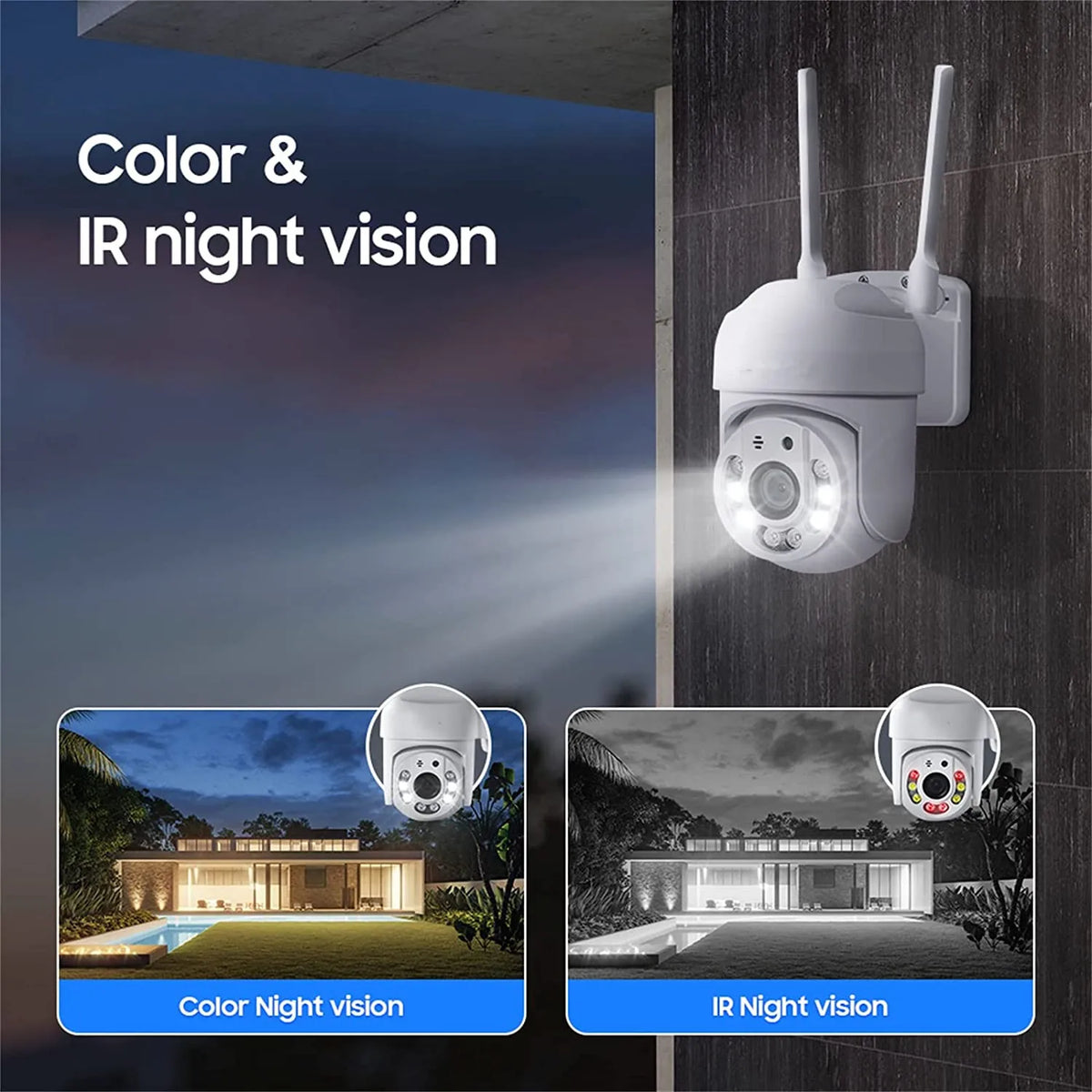 4MP PTZ WiFi Network Security Camera
