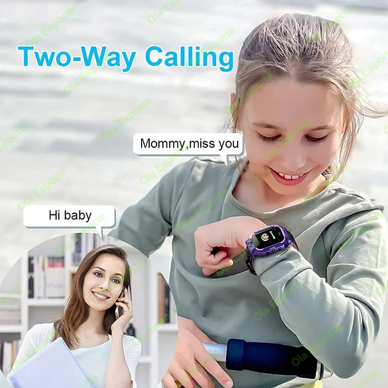 Montre connectée d’enfants avec appels 2G et bouton SOS