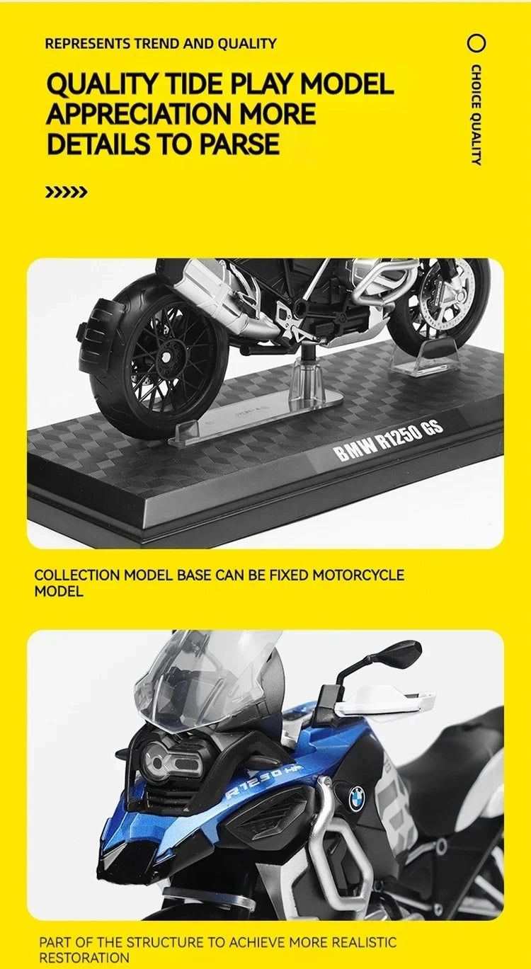 R1250 GS 1:12 Alloy Die‑cast Motorcycle Model