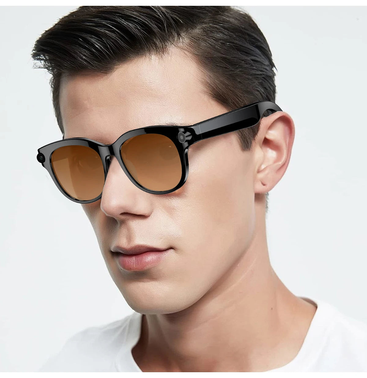 AI Smart Glasses Camera Video Recording AI Photo Recognition Bluetooth Call Smartglasses Translation Voice Sunglasses Men Women
