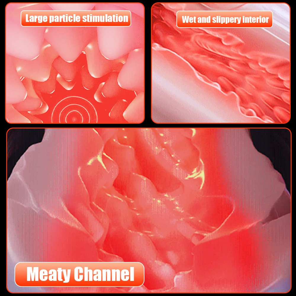 Male Heating Masturbator Cup with Vibration and Suction