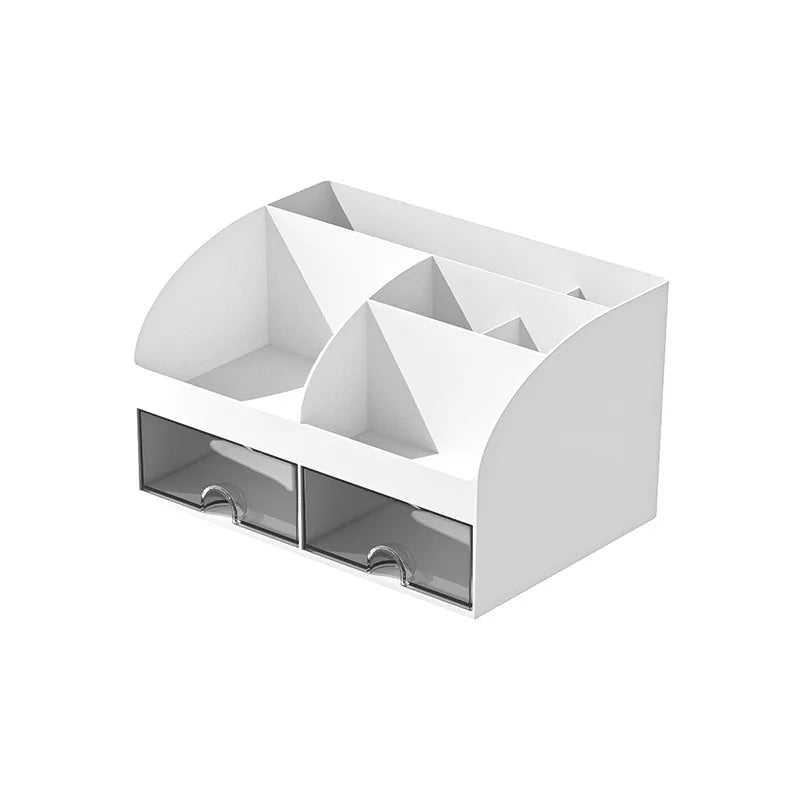 Desktop Organiser with Two Clear Drawers