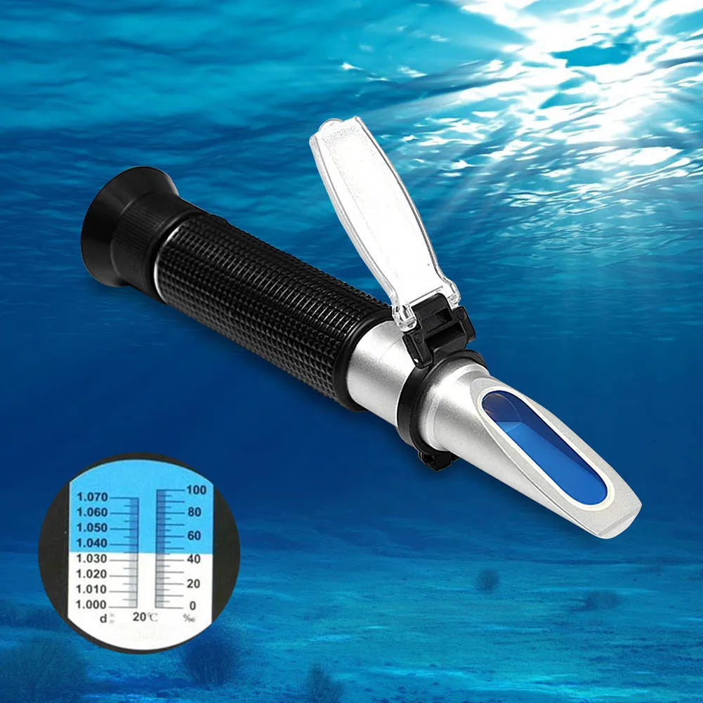 Aquarium Salinity Refractometer with Carry Case