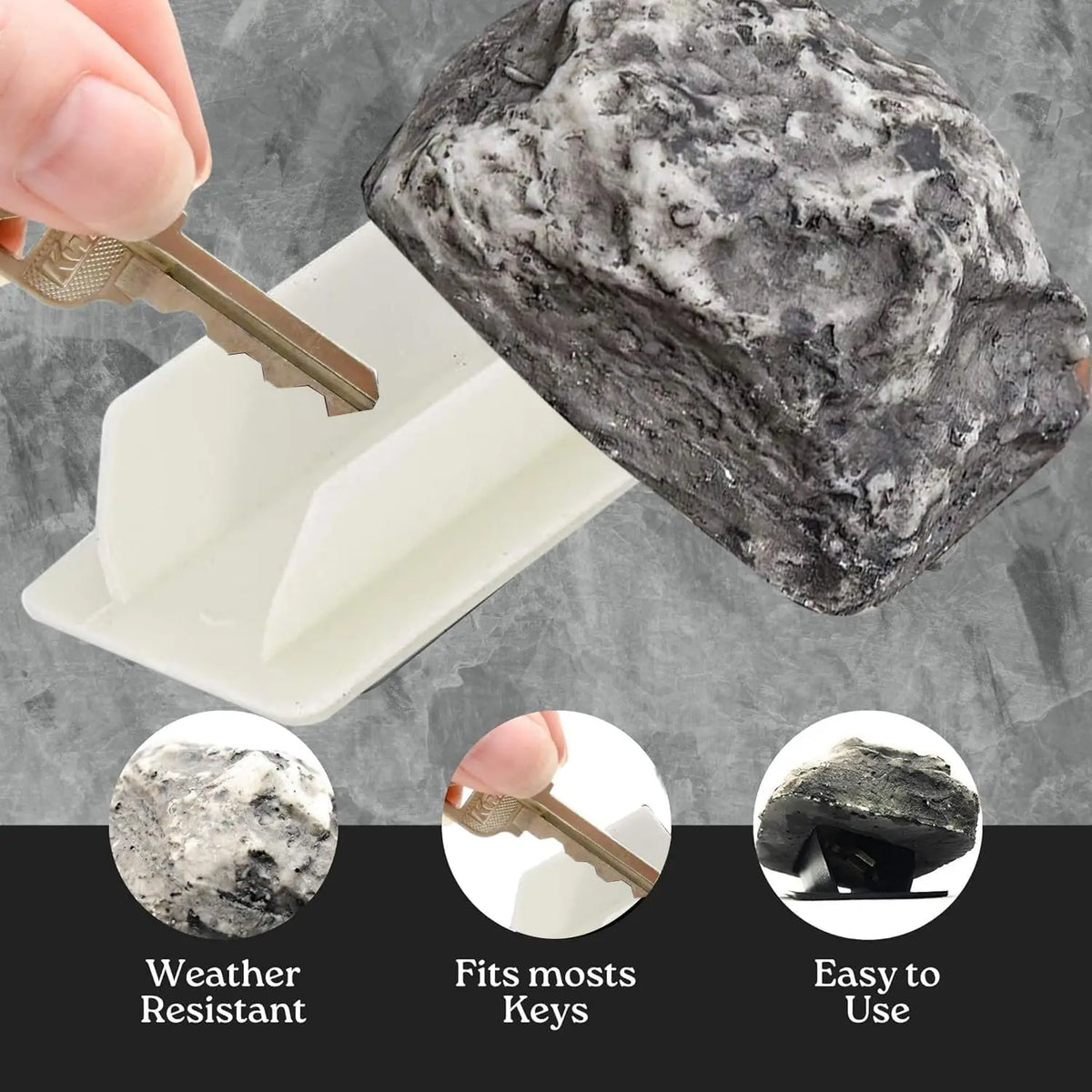 Stone Key Safe Hidden Door Key Box
