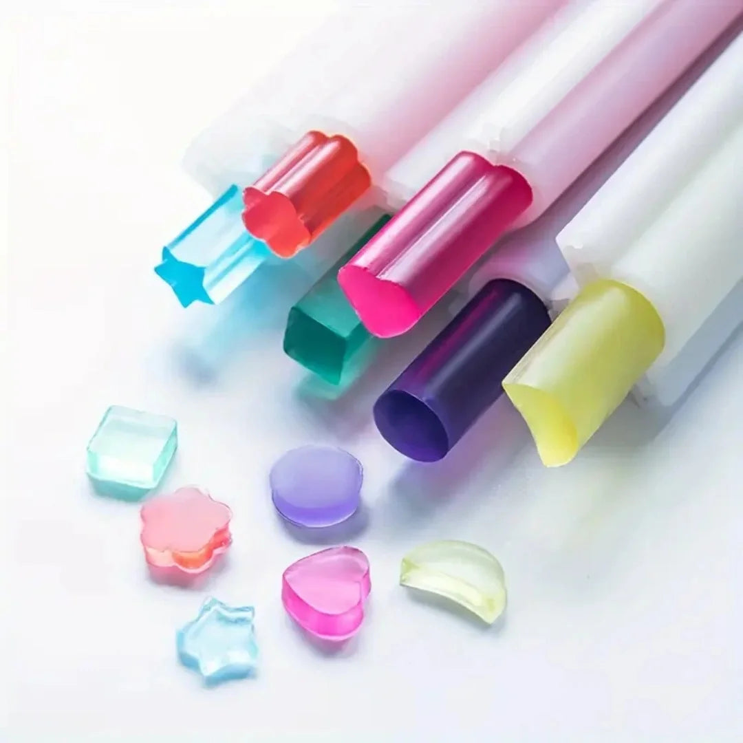 Silicone Tube Soap Mould, Shape Options