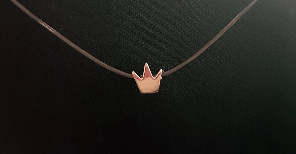 5 Colors Dazzling Zircon Necklace Invisible Transparent Fishing Line Simple Pendant Necklace Jewelry For Women Pearl Jewelry