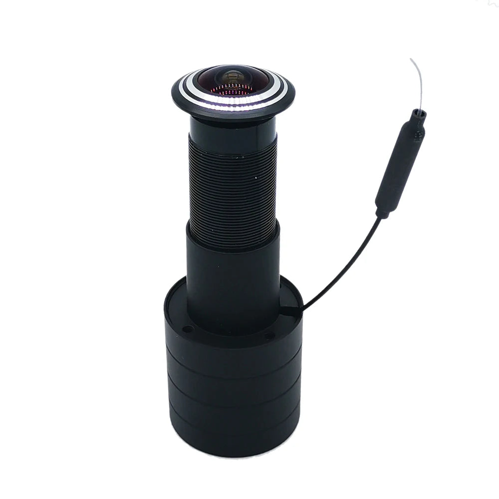 1080P WiFi Peephole Video Door Viewer with Motion Detection and Two-Way Audio