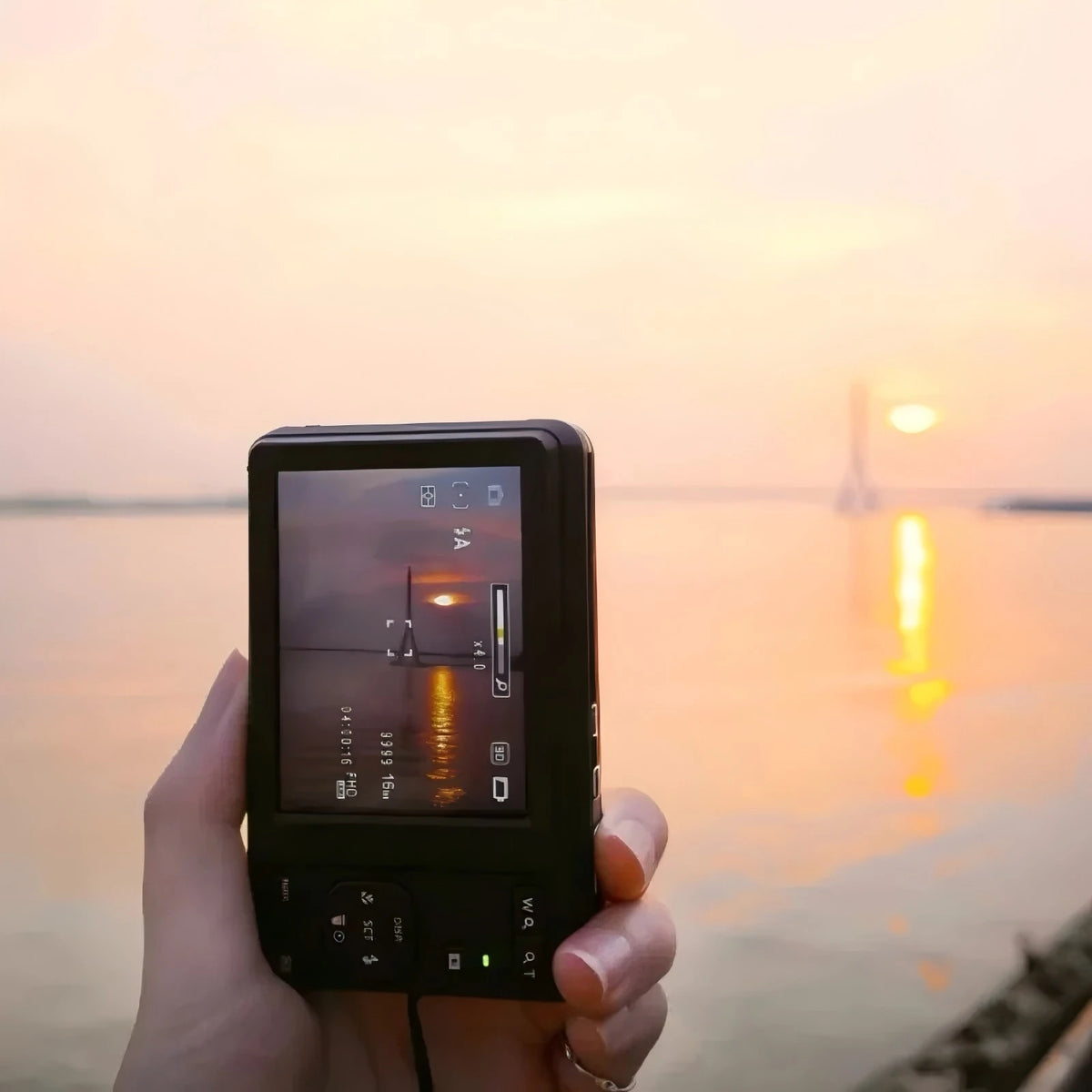 16MP Compact Digital Camera with 5X Optical Zoom and 1080P Video