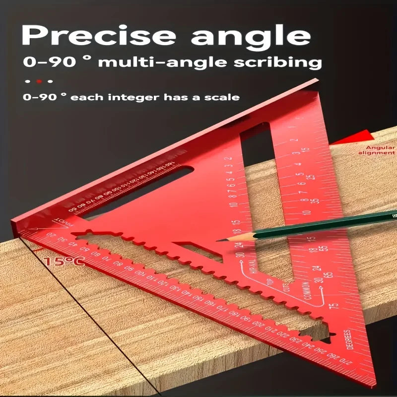 Aluminium Triangular Woodworking Square