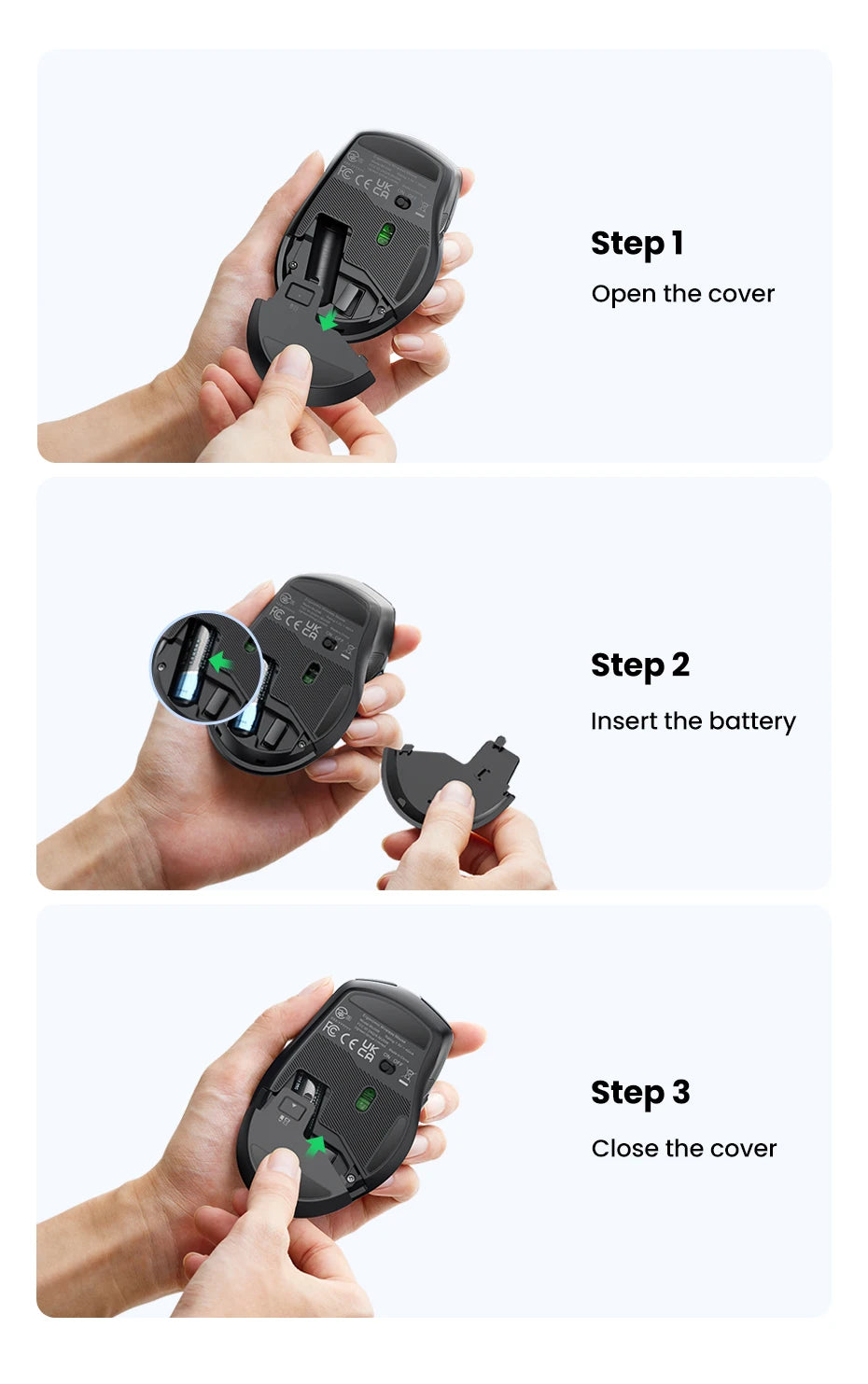 Wireless Bluetooth Mouse – Ergonomic 4000DPI Silent Mouse with 6 Buttons for MacBook, Laptop & PC - Spy-shop.com