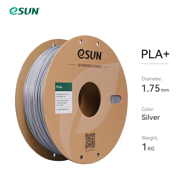 Filamento PLA+ para impressora 3D, 1.75 mm, bobina de 1 kg