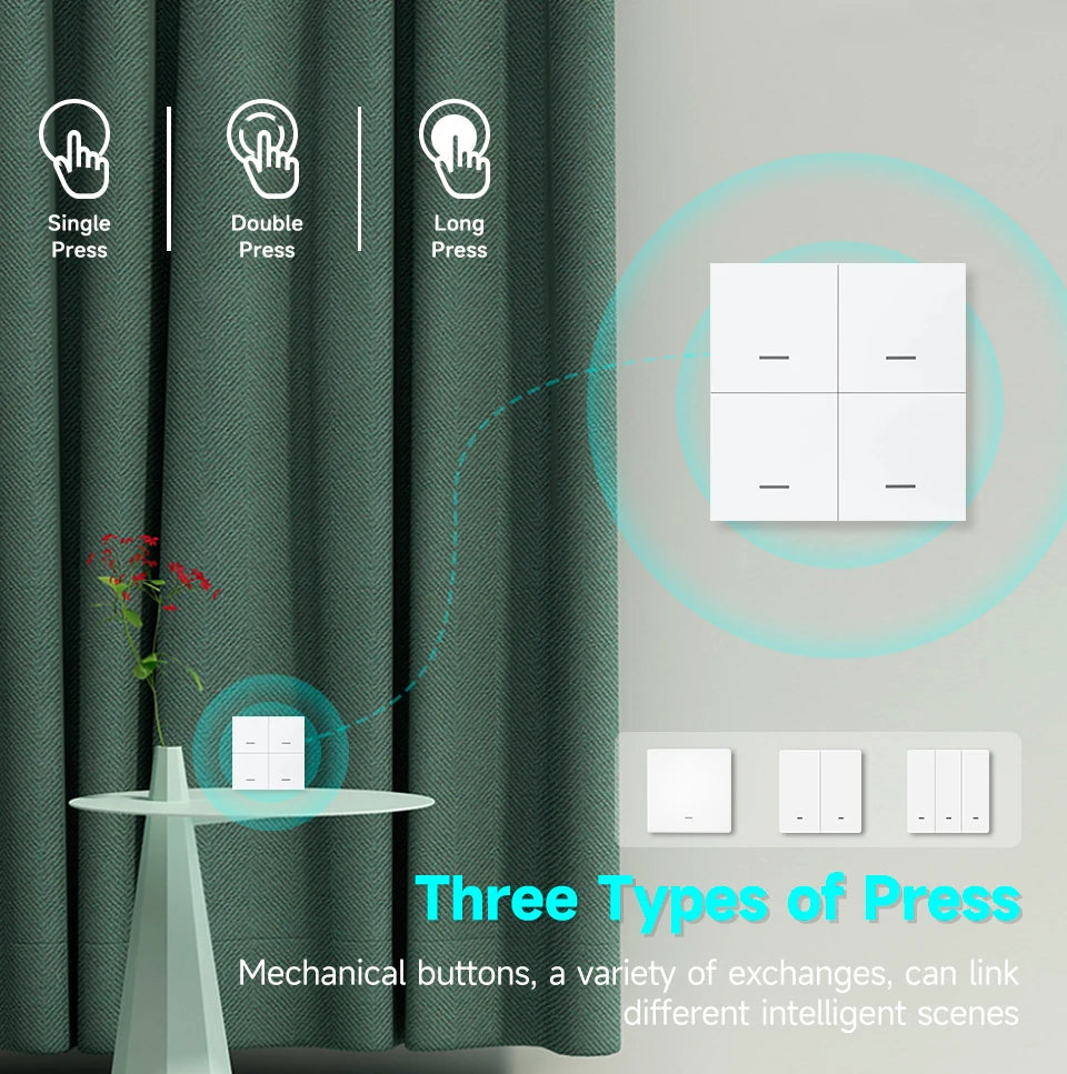 Tuya Zigbee Scene Switch - One to Four Gangs