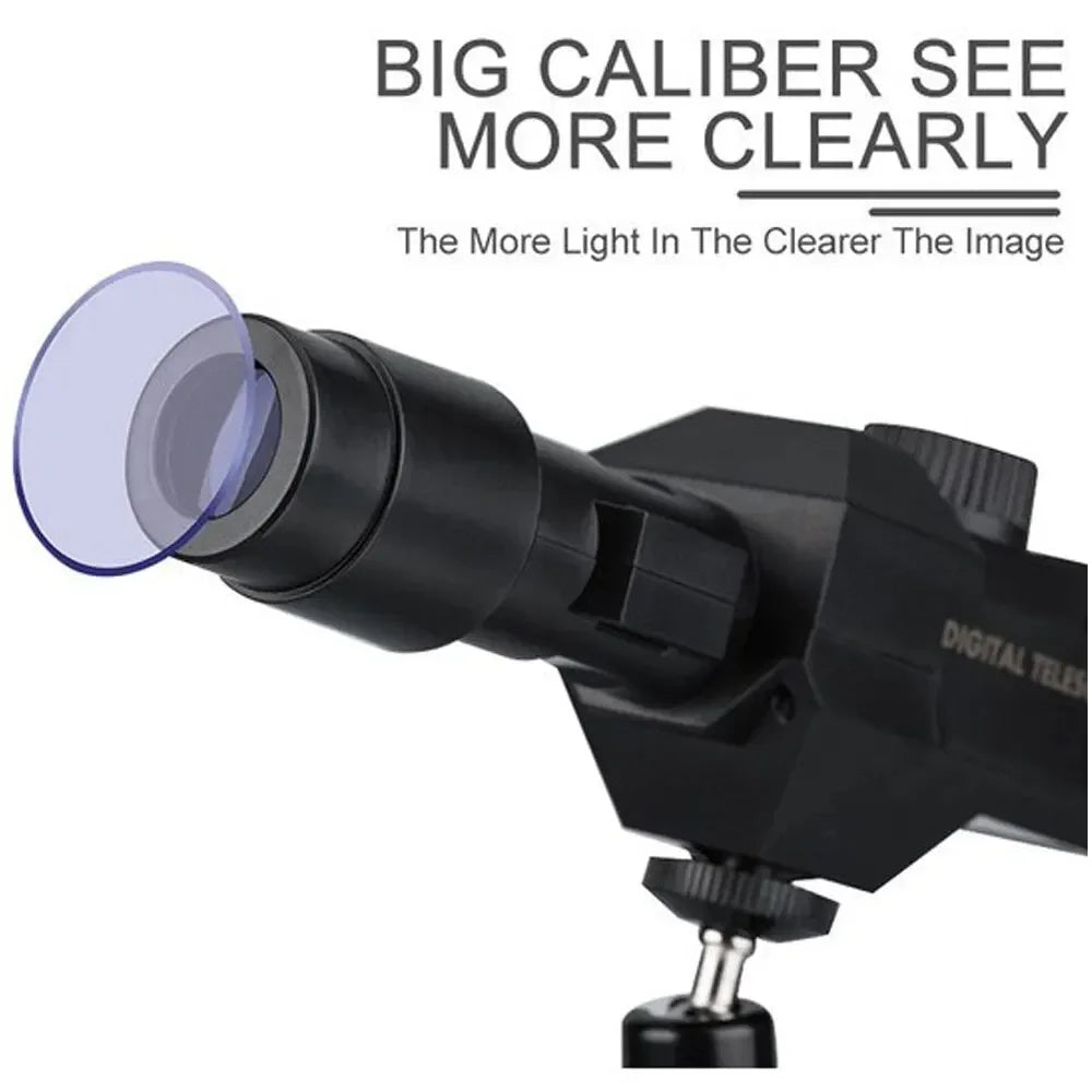 Telescopio digital WiFi, zoom 70x, monocular 1920X1080, cámara con trípode, control en app para móvil, compatible con Android e IOS