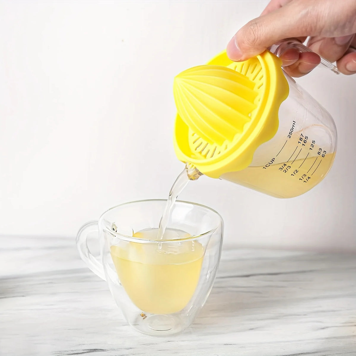 Manual Citrus Juicer, Portable Hand Press for Lemons and Limes