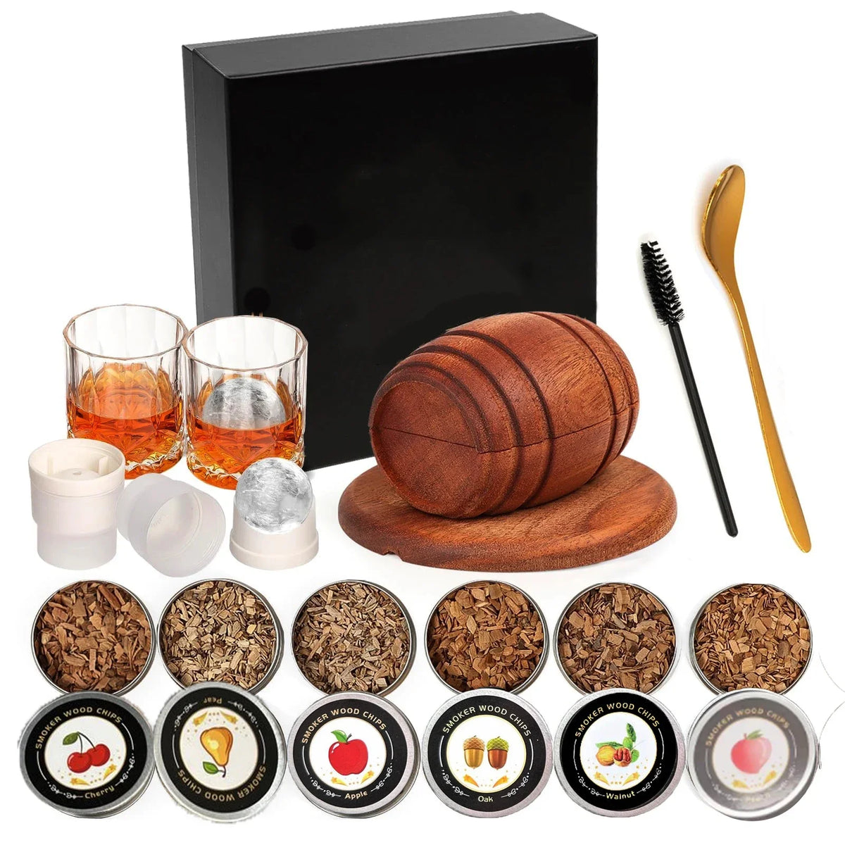 Cocktail Smoker Kit with Wood-Chip Options