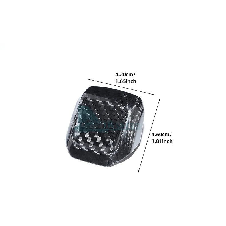 Carbon Fiber Gear Shift Knob Trim for Seat Leon and Cupra