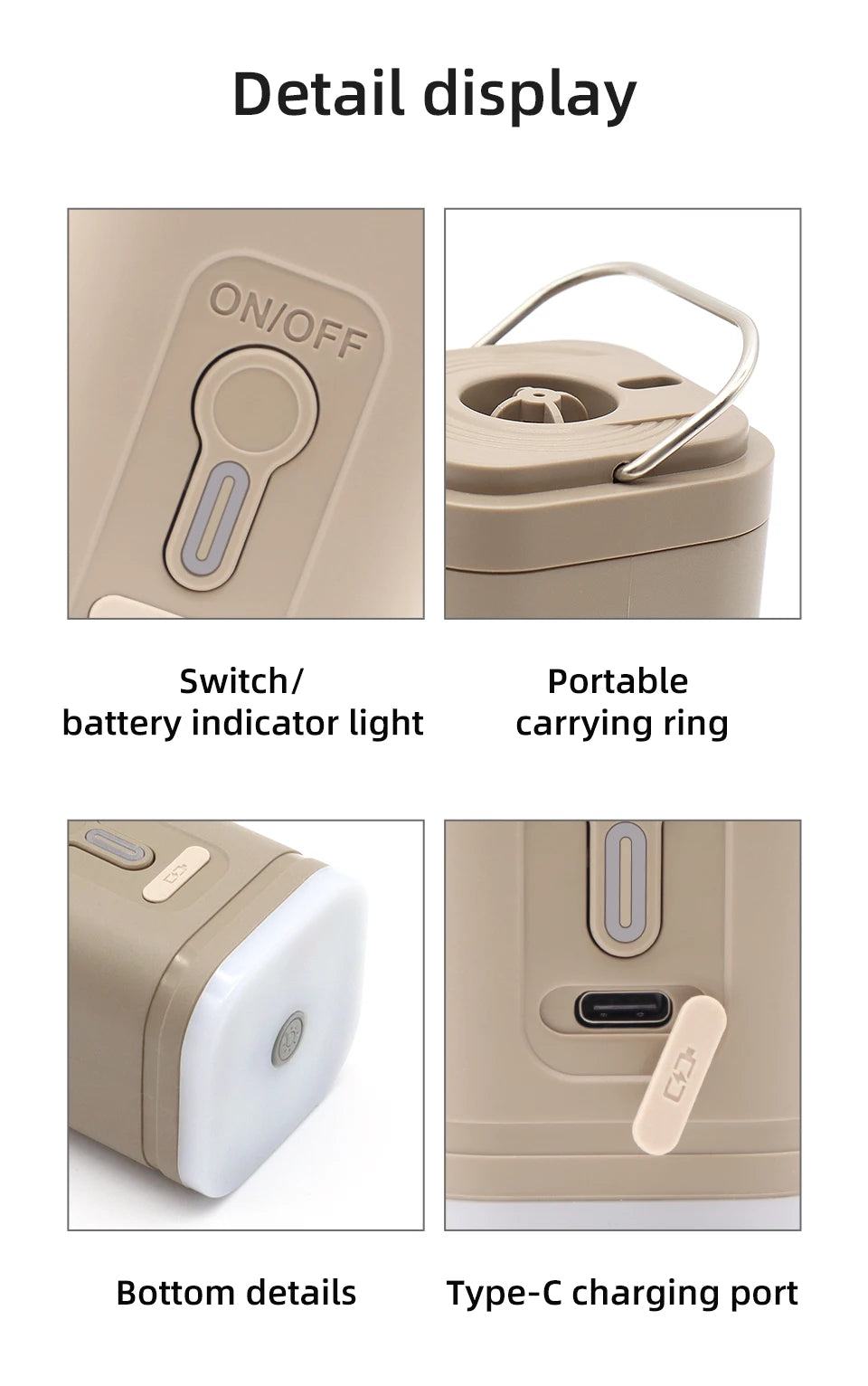 Mini pompe à air rechargeable avec lumière