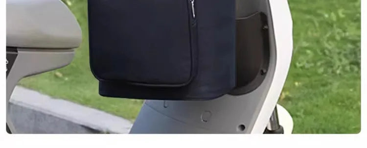 Bolsa de arrumação dianteira para motociclo com dois bolsos