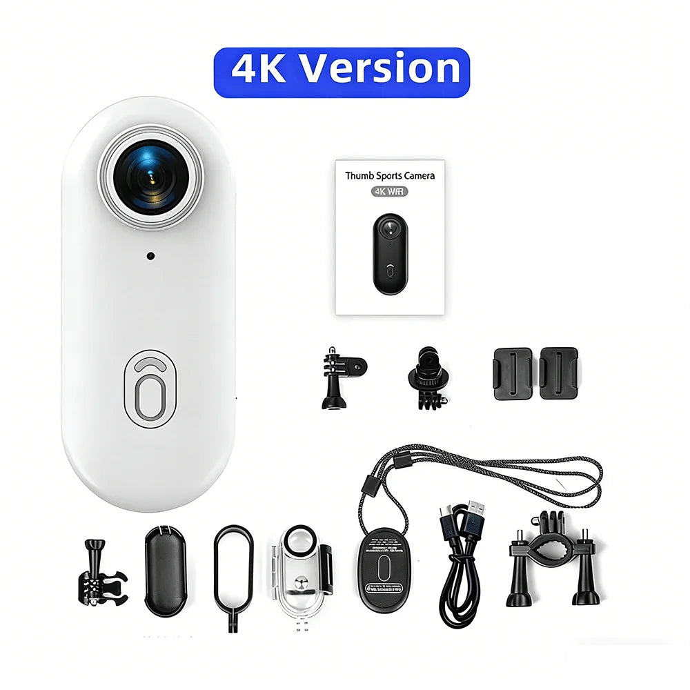4K Mini Action Camera with WiFi and Waterproof Design
