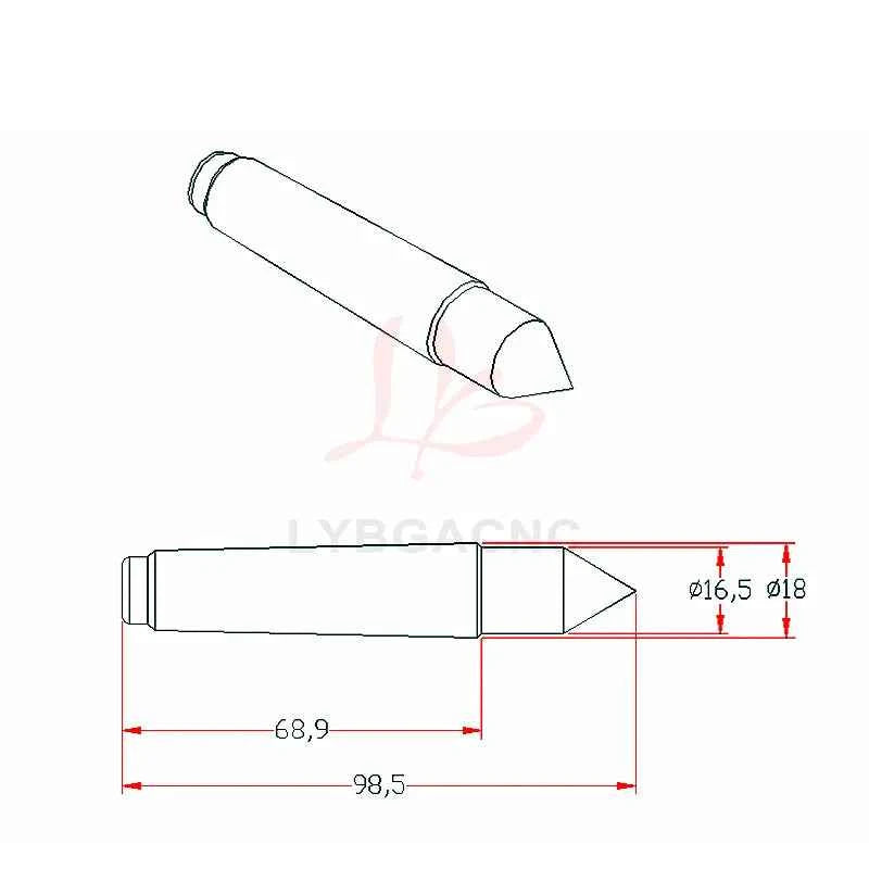 MT2 Lathe Center Options – Point, Flat-End and ER11