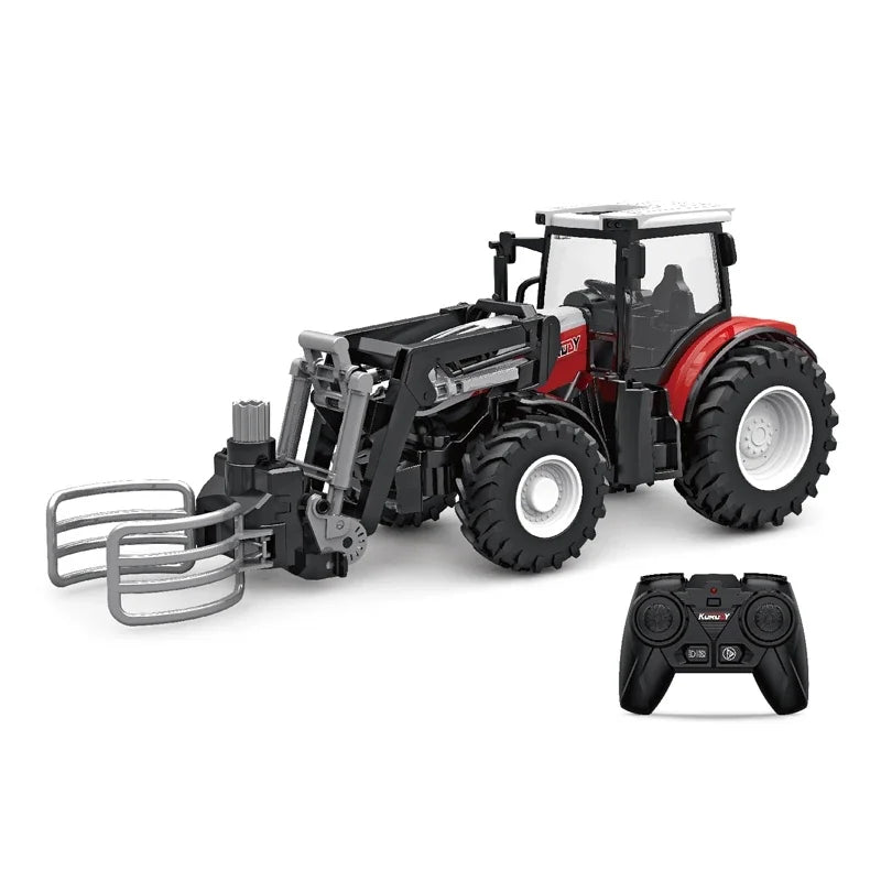 RC Farm Tractor Models & Separate Accessories, 1:24 Range
