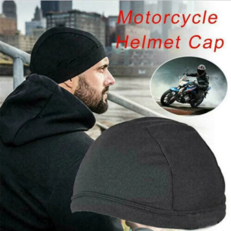 1/2pcs Motorcycle Helmet Inner Cap Hat Quick Dry Breathable Hat Racing Cap Under Helmet Beanie Cap Motocross Motor Helmet Hat