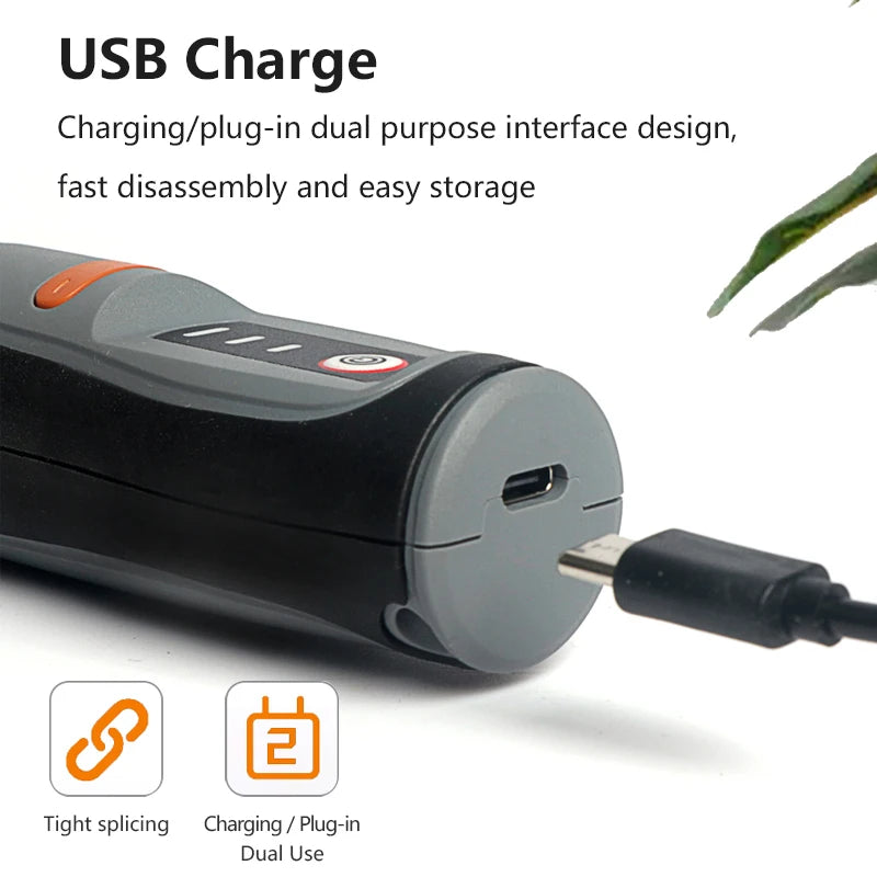 Mini-outil rotatif rechargeable par USB - options de style