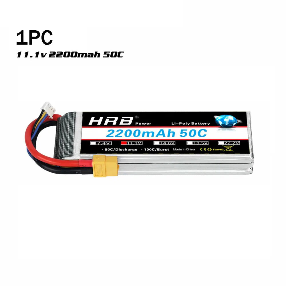 3S 2200mAh Lipo Battery with XT60 Plug for RC Models