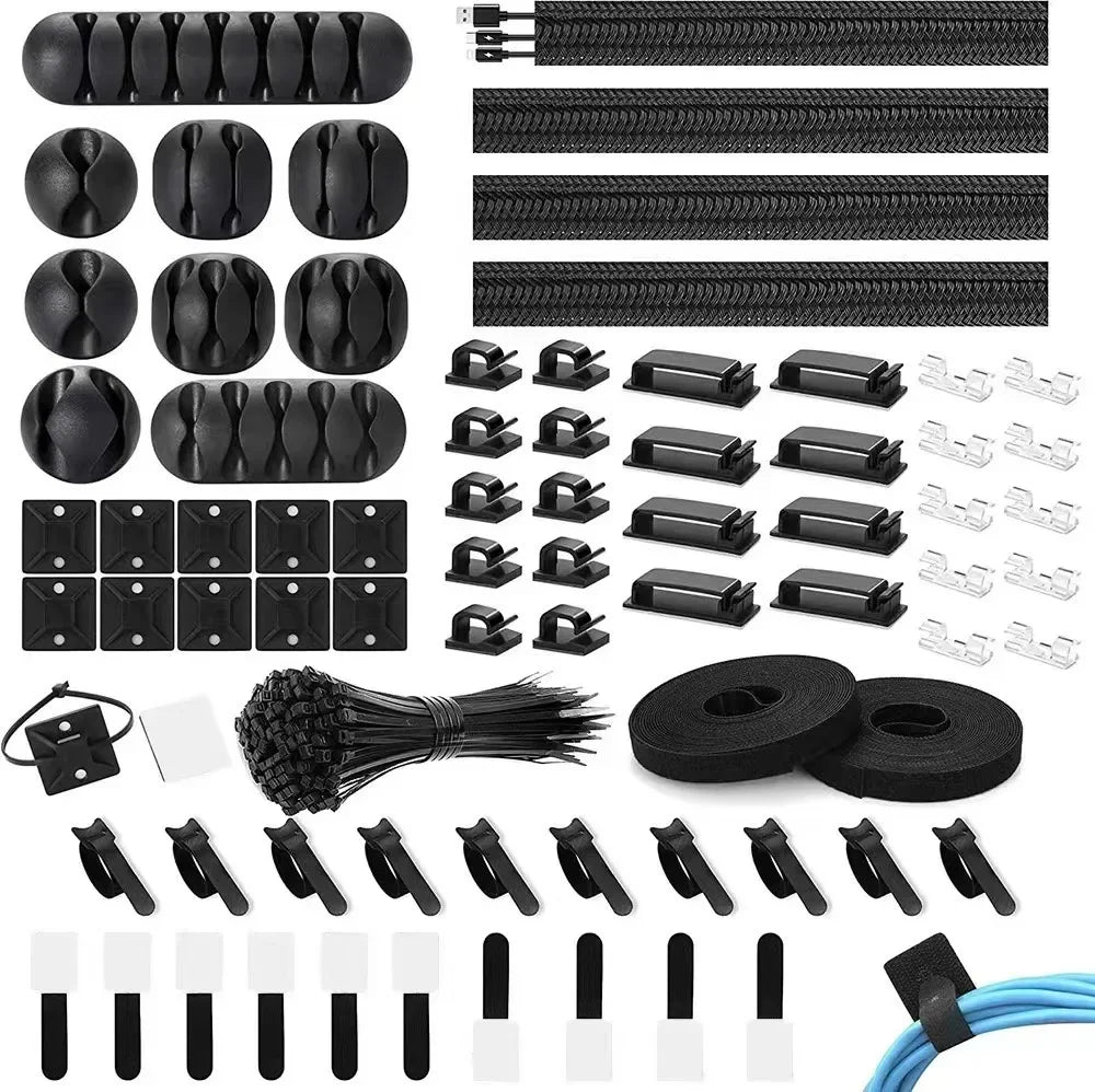 173-Piece Cable Management Accessory Kit