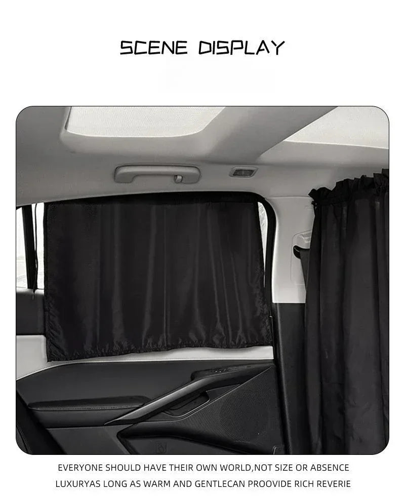 Cartoon Car Window Sunshade with Suction Cups for Kids