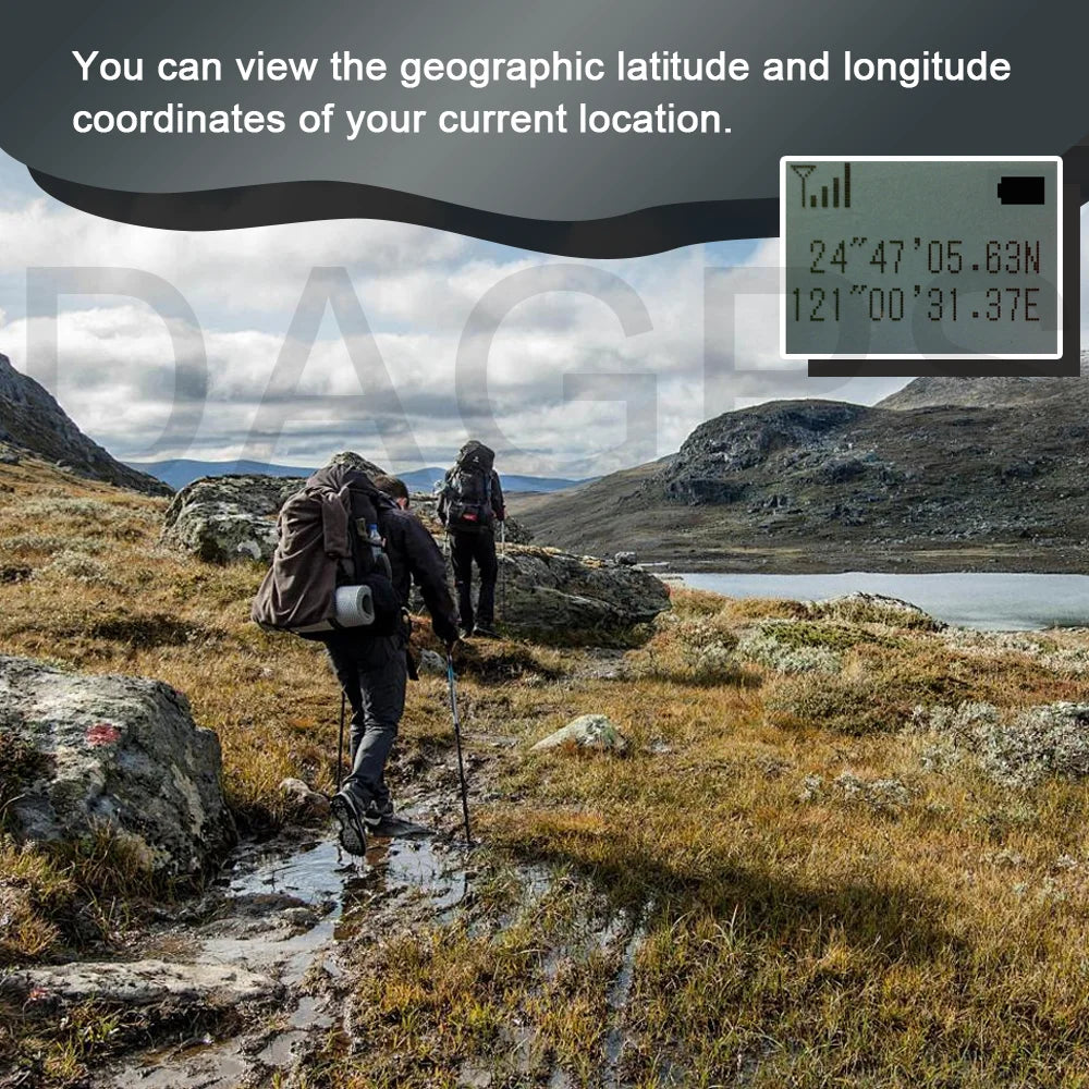 Mini Handheld GPS Navigator for Travel and Hiking